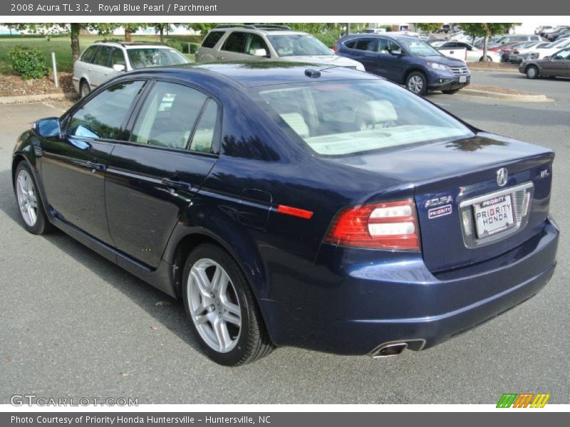 Royal Blue Pearl / Parchment 2008 Acura TL 3.2