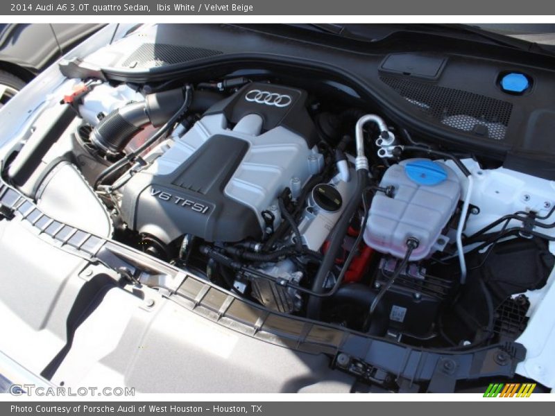 Ibis White / Velvet Beige 2014 Audi A6 3.0T quattro Sedan