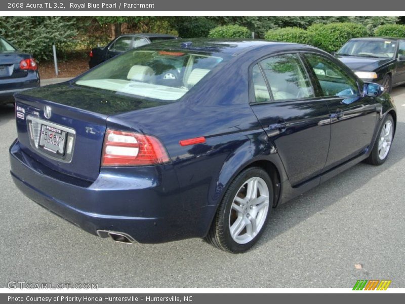 Royal Blue Pearl / Parchment 2008 Acura TL 3.2