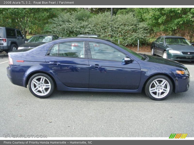 Royal Blue Pearl / Parchment 2008 Acura TL 3.2