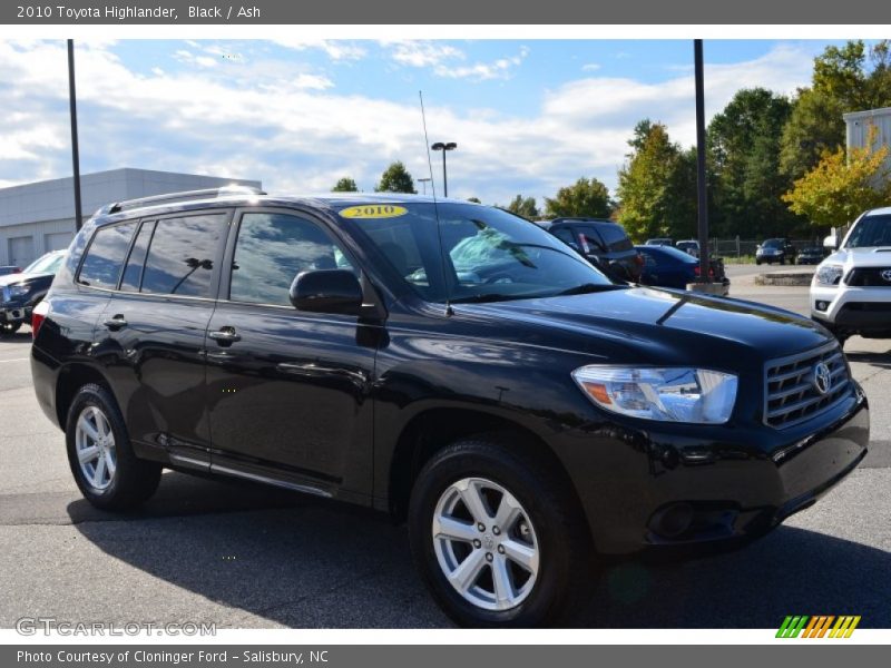 Black / Ash 2010 Toyota Highlander