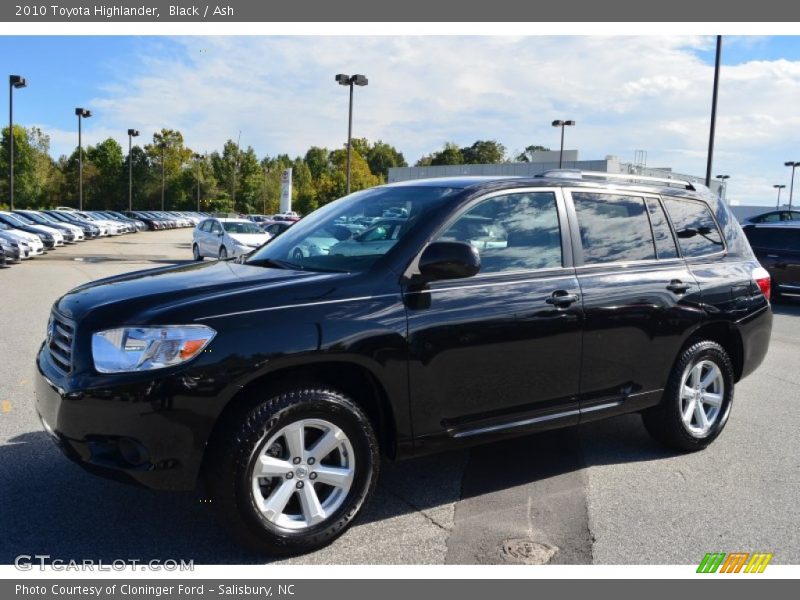 Black / Ash 2010 Toyota Highlander