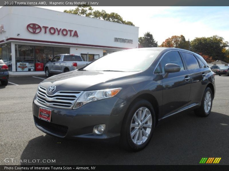 Magnetic Gray Metallic / Ivory 2010 Toyota Venza AWD