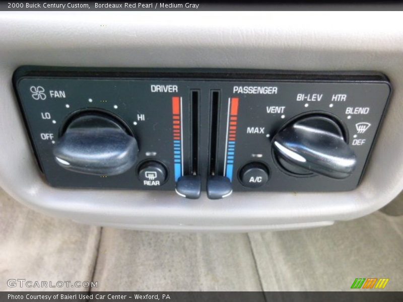 Controls of 2000 Century Custom