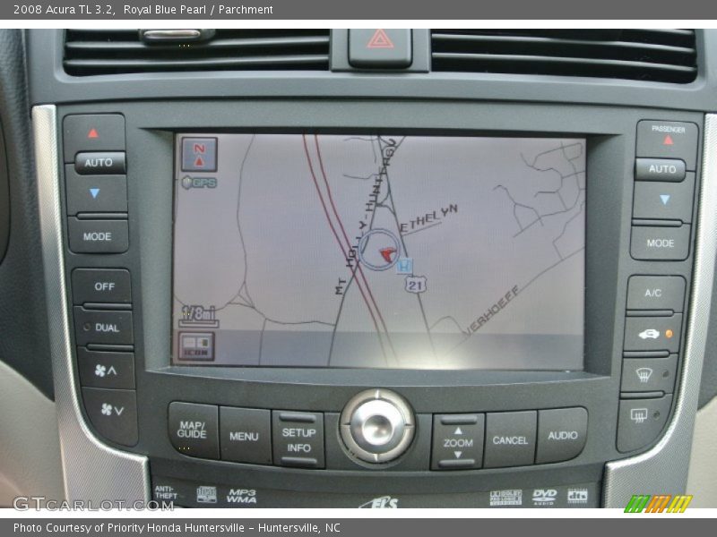 Royal Blue Pearl / Parchment 2008 Acura TL 3.2