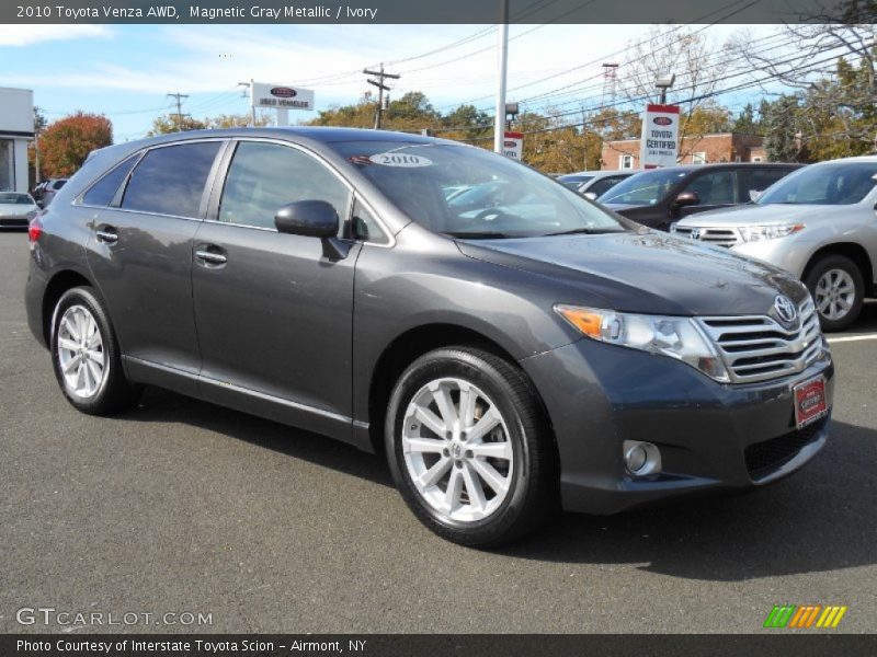 Magnetic Gray Metallic / Ivory 2010 Toyota Venza AWD