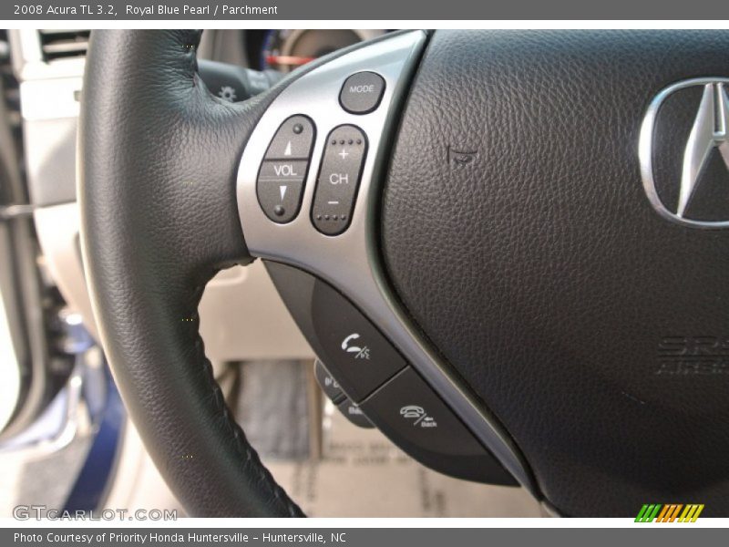 Royal Blue Pearl / Parchment 2008 Acura TL 3.2