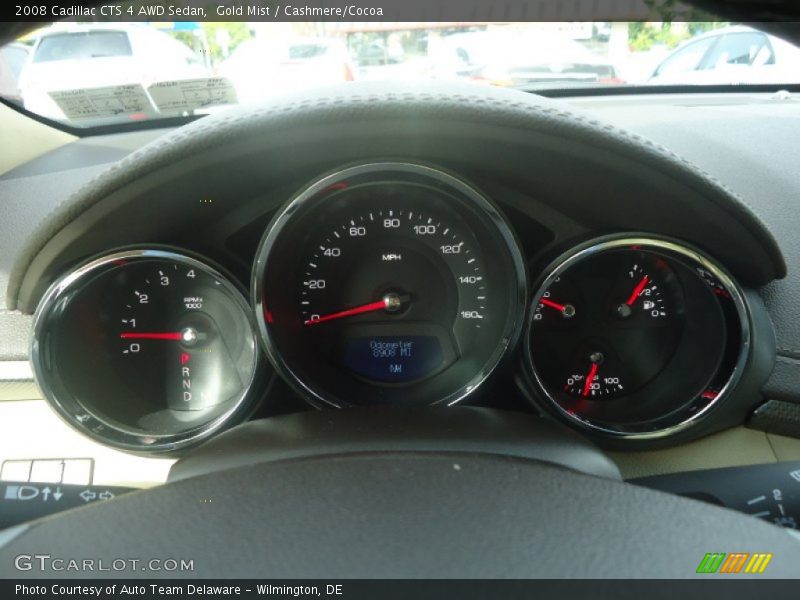 Gold Mist / Cashmere/Cocoa 2008 Cadillac CTS 4 AWD Sedan