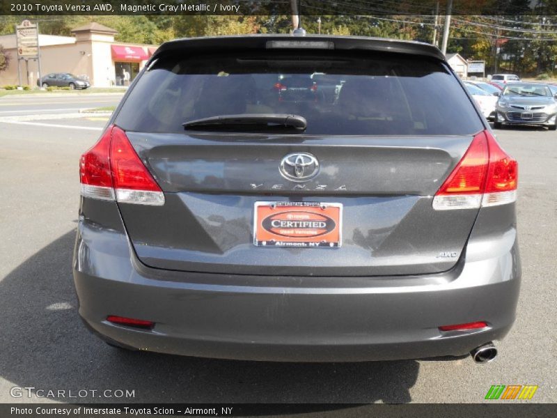 Magnetic Gray Metallic / Ivory 2010 Toyota Venza AWD