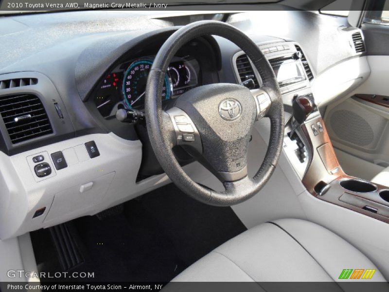 Magnetic Gray Metallic / Ivory 2010 Toyota Venza AWD