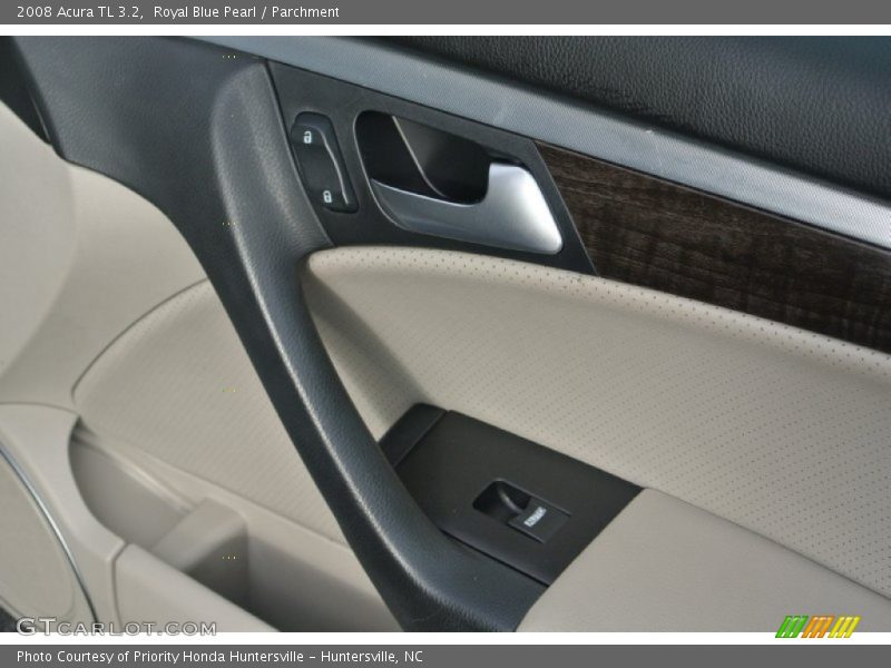 Royal Blue Pearl / Parchment 2008 Acura TL 3.2