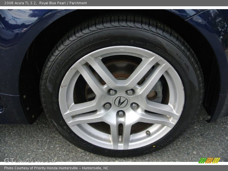 Royal Blue Pearl / Parchment 2008 Acura TL 3.2
