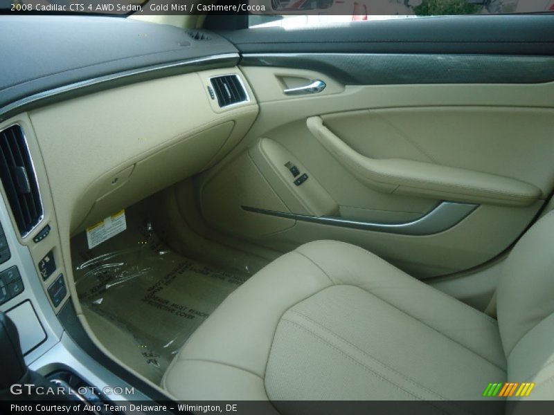 Gold Mist / Cashmere/Cocoa 2008 Cadillac CTS 4 AWD Sedan