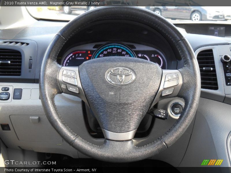 Magnetic Gray Metallic / Ivory 2010 Toyota Venza AWD