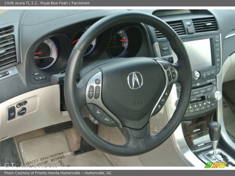 Royal Blue Pearl / Parchment 2008 Acura TL 3.2