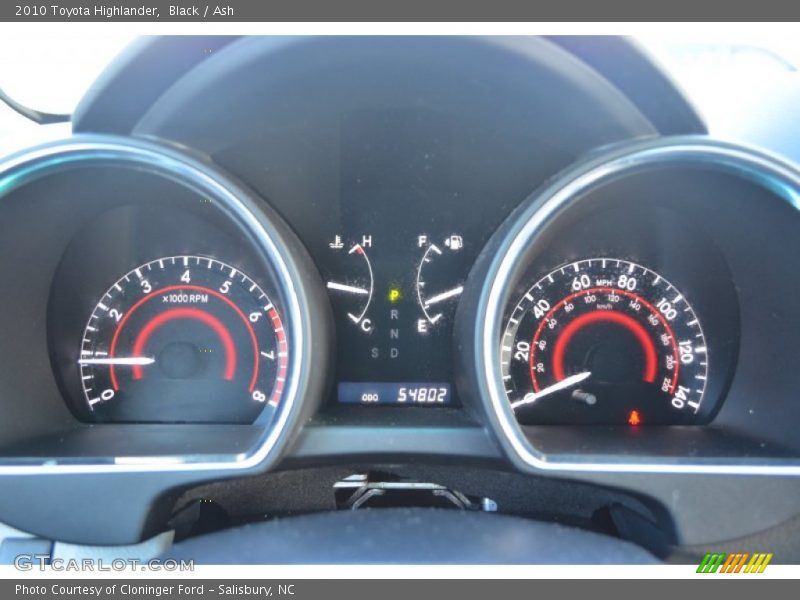 Black / Ash 2010 Toyota Highlander