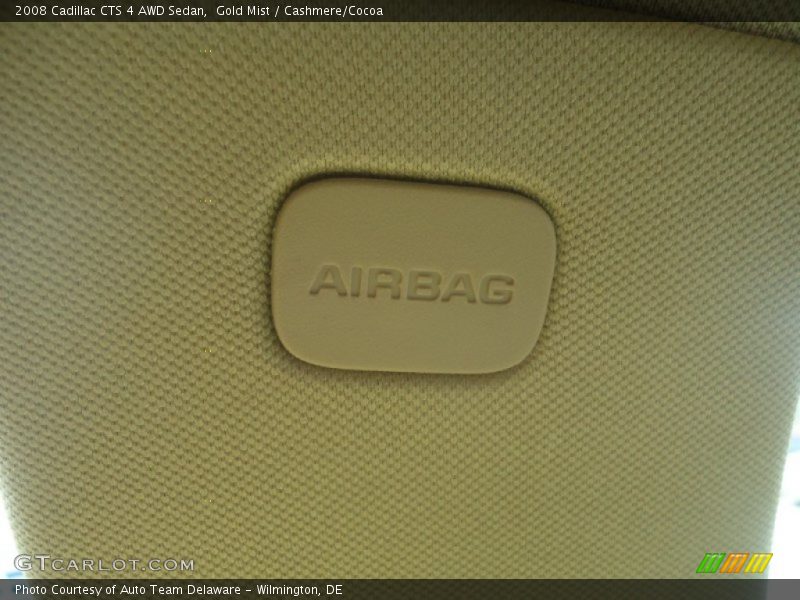 Gold Mist / Cashmere/Cocoa 2008 Cadillac CTS 4 AWD Sedan