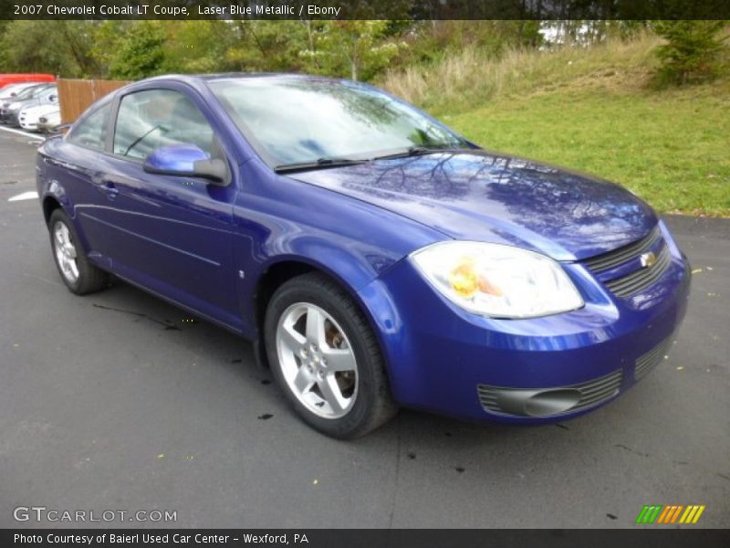 Laser Blue Metallic / Ebony 2007 Chevrolet Cobalt LT Coupe