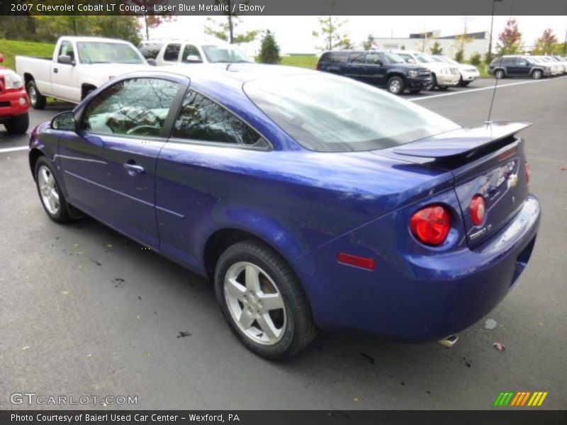 Laser Blue Metallic / Ebony 2007 Chevrolet Cobalt LT Coupe