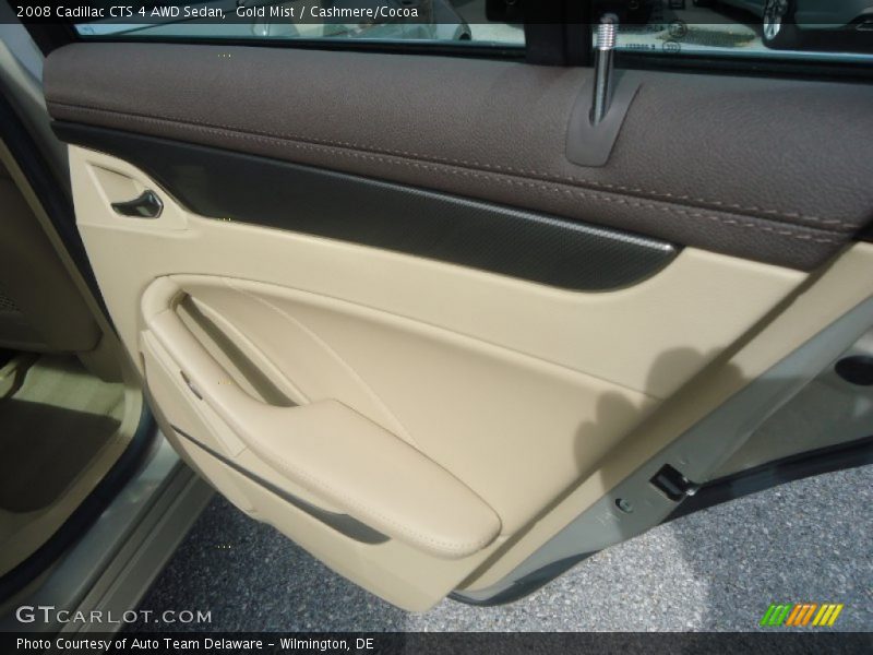 Gold Mist / Cashmere/Cocoa 2008 Cadillac CTS 4 AWD Sedan