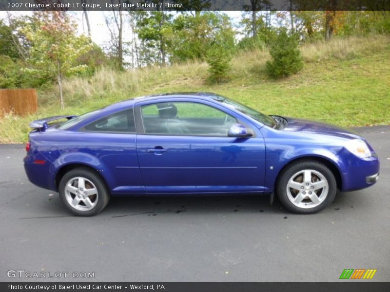Laser Blue Metallic / Ebony 2007 Chevrolet Cobalt LT Coupe