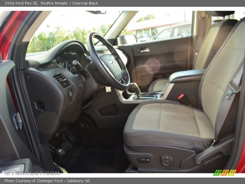 Redfire Metallic / Charcoal Black 2009 Ford Flex SE
