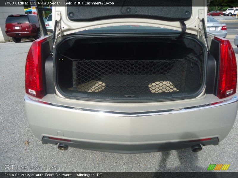 Gold Mist / Cashmere/Cocoa 2008 Cadillac CTS 4 AWD Sedan