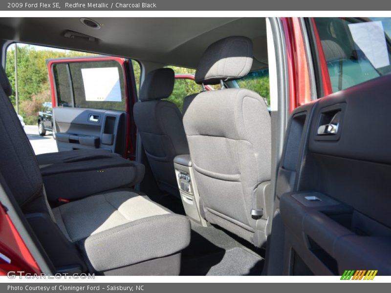 Redfire Metallic / Charcoal Black 2009 Ford Flex SE