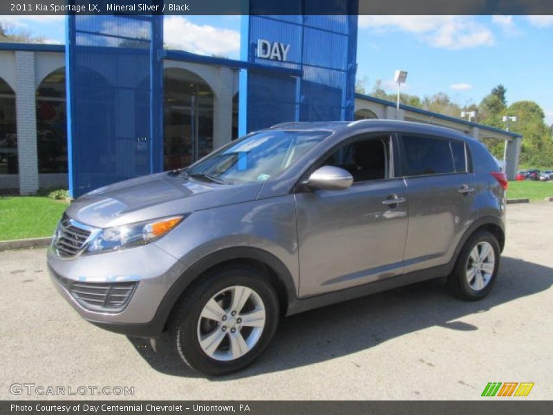 Mineral Silver / Black 2011 Kia Sportage LX