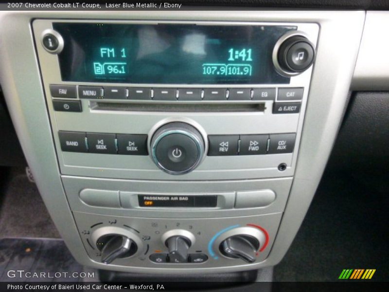 Laser Blue Metallic / Ebony 2007 Chevrolet Cobalt LT Coupe