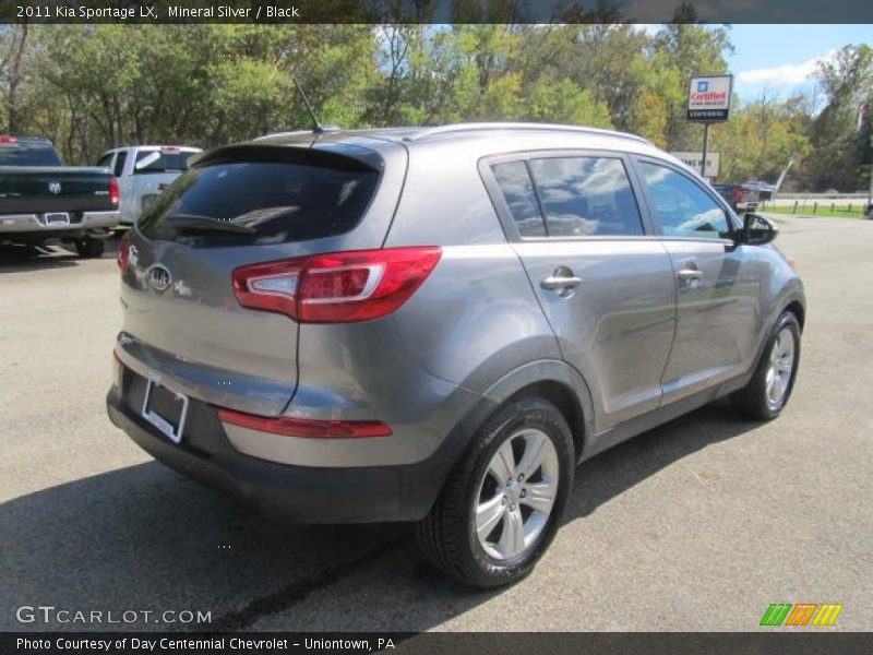 Mineral Silver / Black 2011 Kia Sportage LX