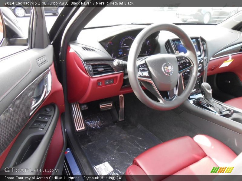Morello Red/Jet Black Interior - 2014 ATS 2.0L Turbo AWD 