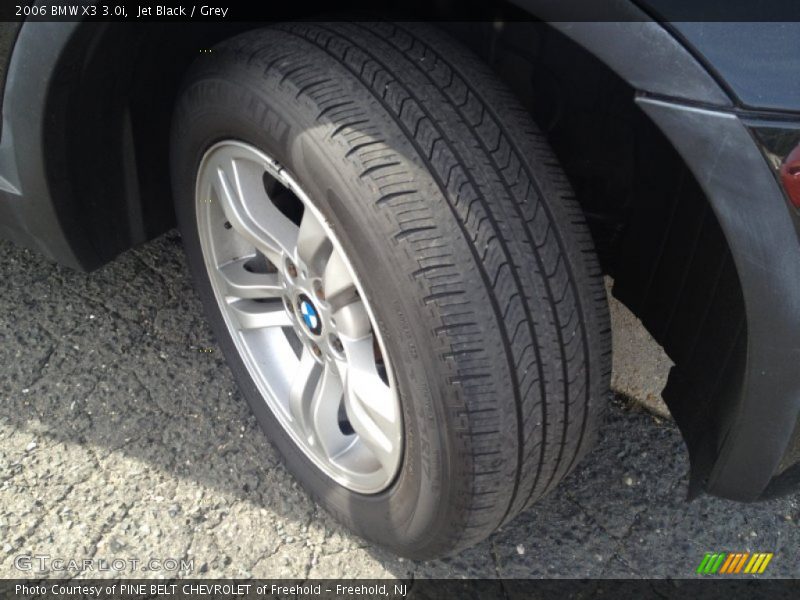 Jet Black / Grey 2006 BMW X3 3.0i