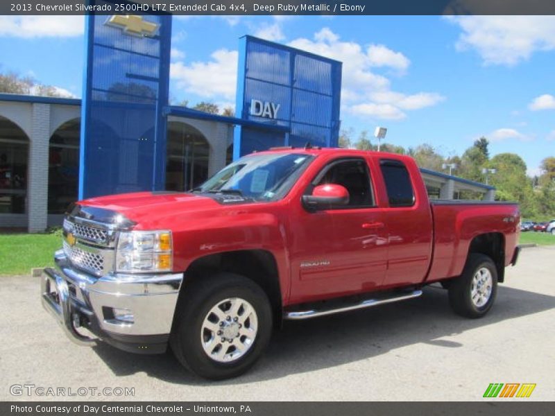 Deep Ruby Metallic / Ebony 2013 Chevrolet Silverado 2500HD LTZ Extended Cab 4x4