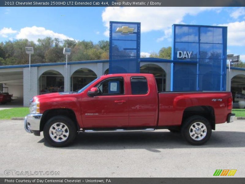 Deep Ruby Metallic / Ebony 2013 Chevrolet Silverado 2500HD LTZ Extended Cab 4x4