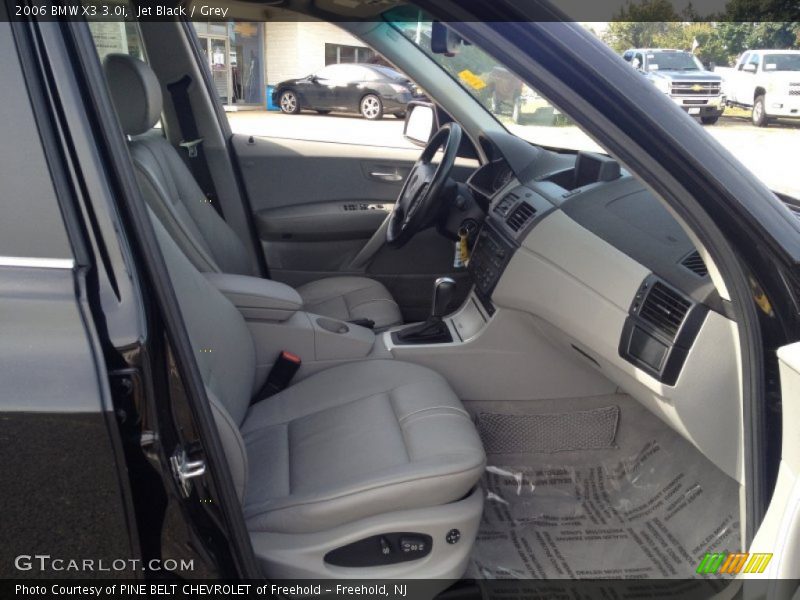 Jet Black / Grey 2006 BMW X3 3.0i
