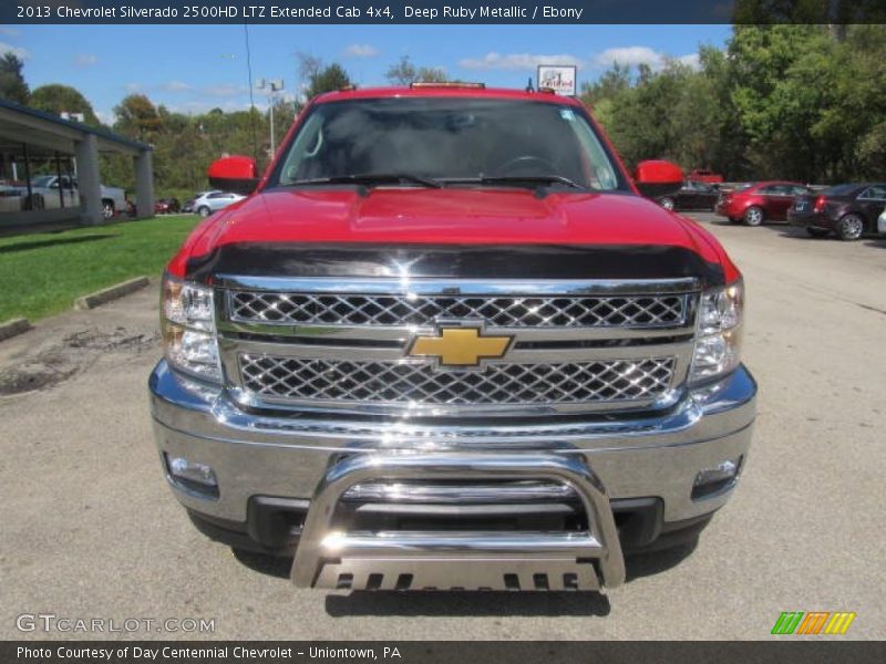 Deep Ruby Metallic / Ebony 2013 Chevrolet Silverado 2500HD LTZ Extended Cab 4x4
