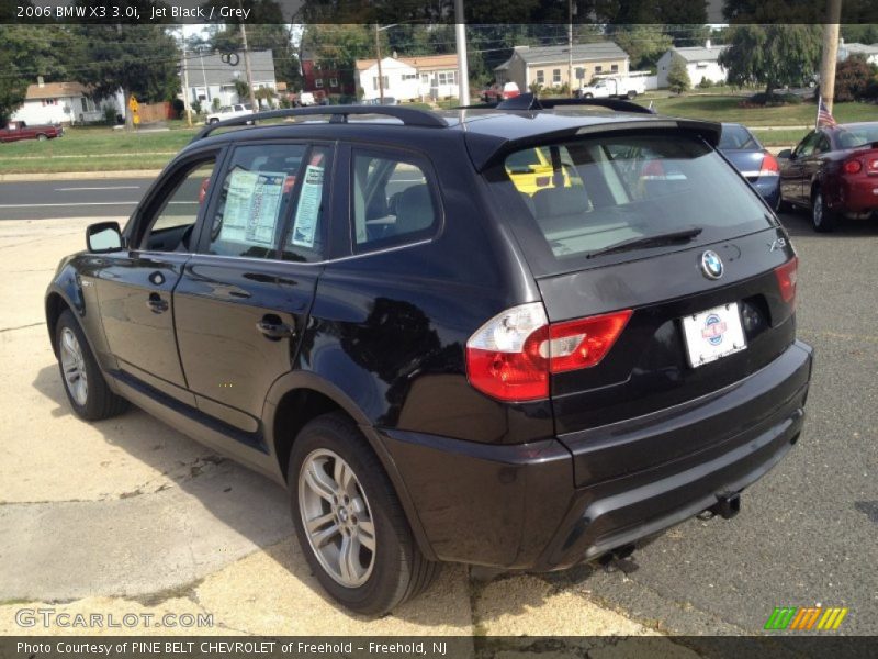 Jet Black / Grey 2006 BMW X3 3.0i