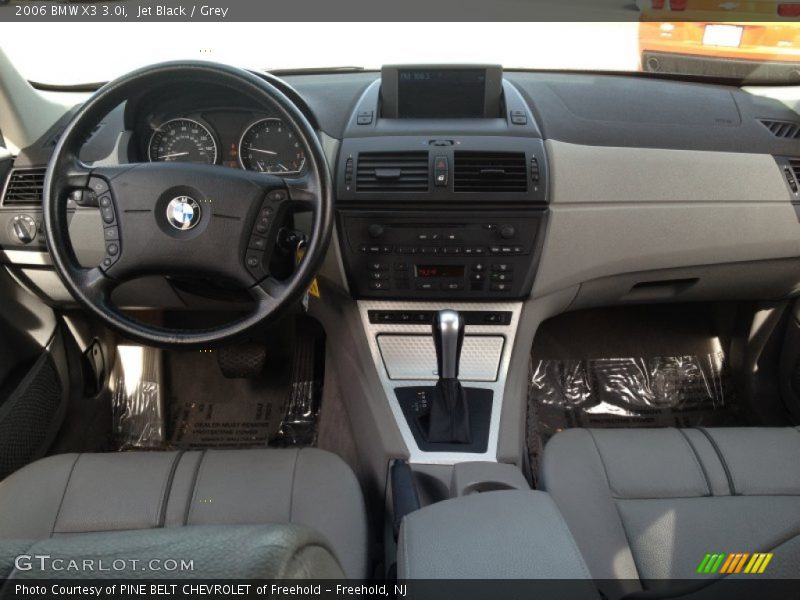 Jet Black / Grey 2006 BMW X3 3.0i