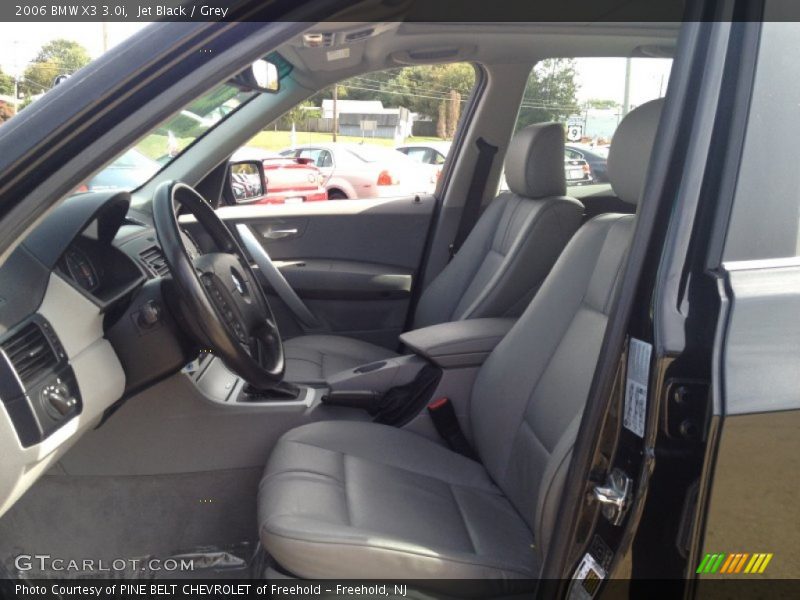 Jet Black / Grey 2006 BMW X3 3.0i