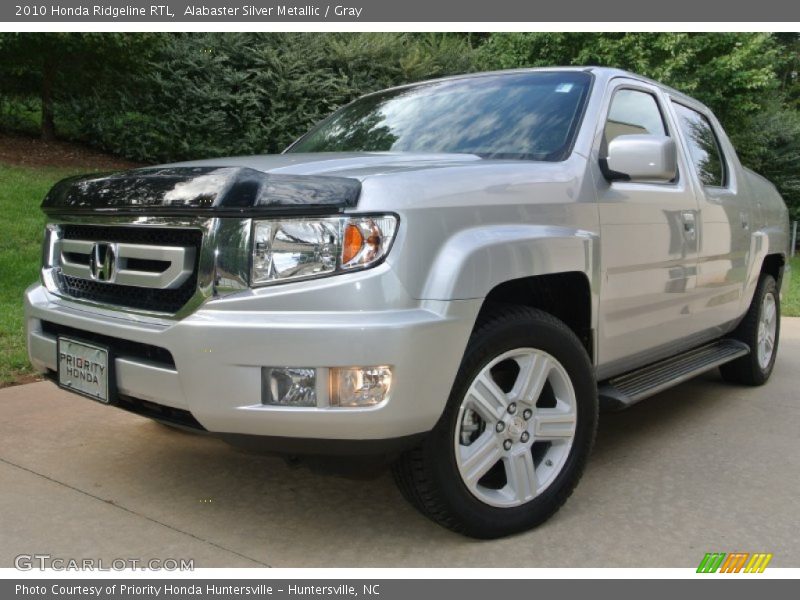 Alabaster Silver Metallic / Gray 2010 Honda Ridgeline RTL