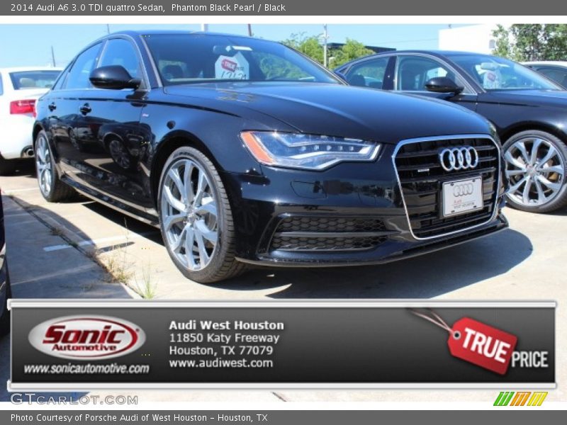 Phantom Black Pearl / Black 2014 Audi A6 3.0 TDI quattro Sedan