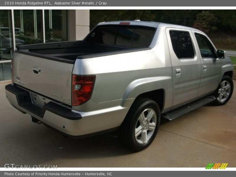 Alabaster Silver Metallic / Gray 2010 Honda Ridgeline RTL