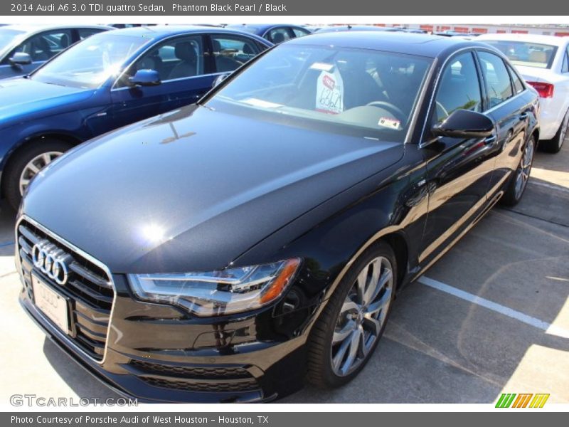 Phantom Black Pearl / Black 2014 Audi A6 3.0 TDI quattro Sedan