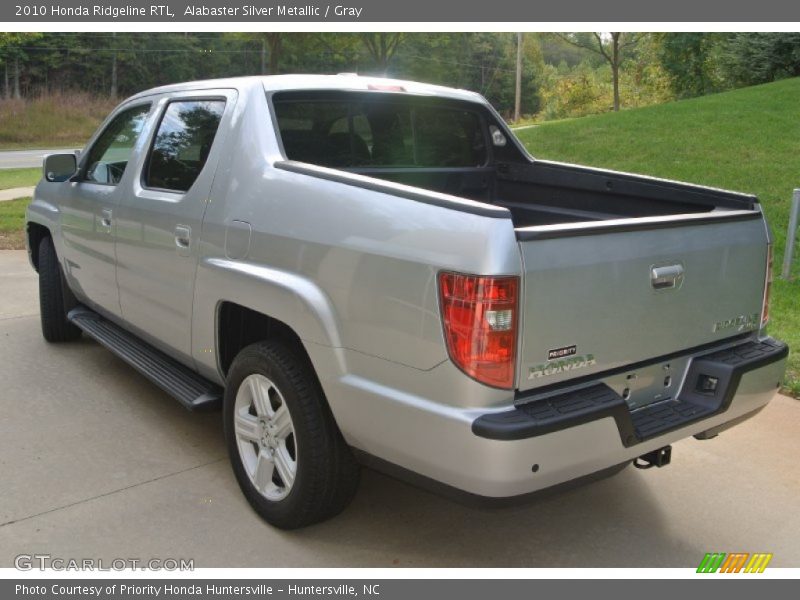 Alabaster Silver Metallic / Gray 2010 Honda Ridgeline RTL