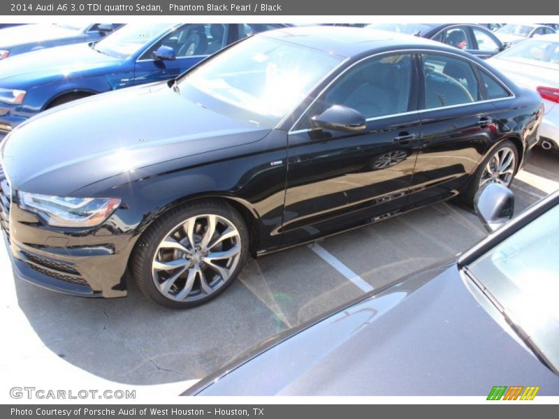 Phantom Black Pearl / Black 2014 Audi A6 3.0 TDI quattro Sedan