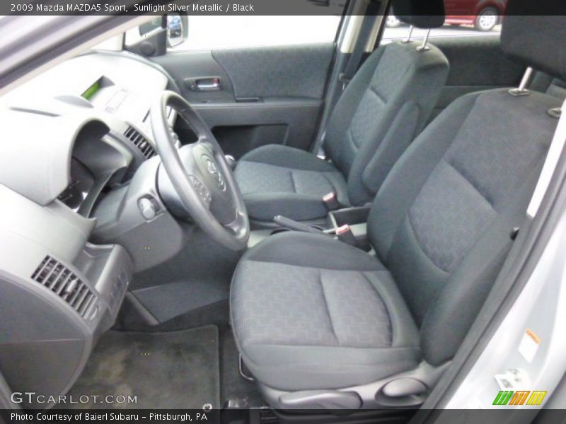 Sunlight Silver Metallic / Black 2009 Mazda MAZDA5 Sport