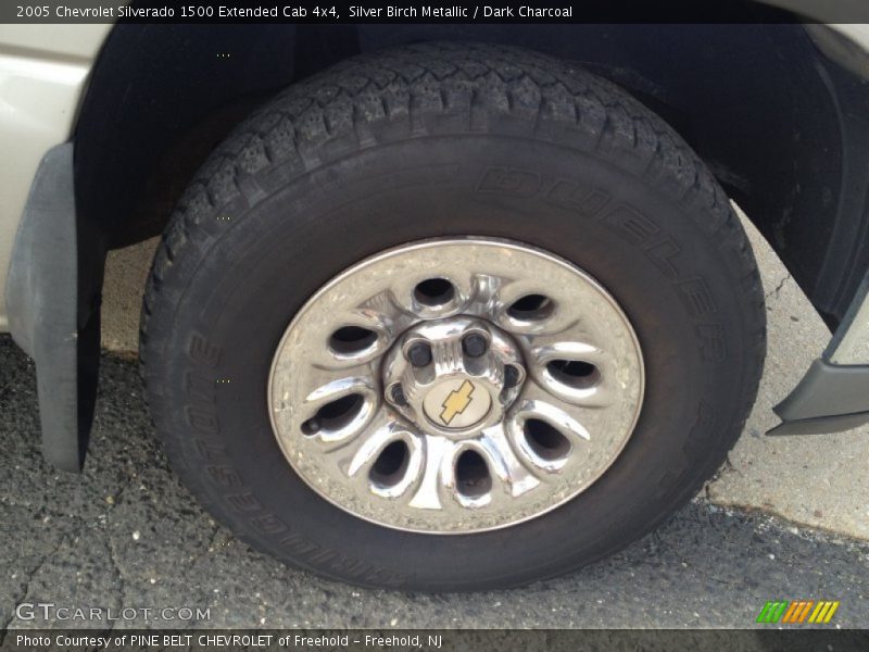 Silver Birch Metallic / Dark Charcoal 2005 Chevrolet Silverado 1500 Extended Cab 4x4