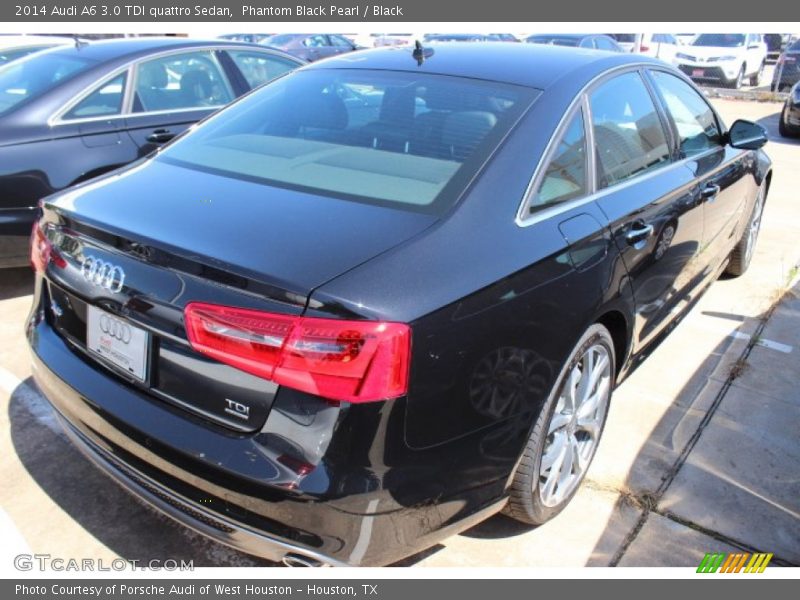 Phantom Black Pearl / Black 2014 Audi A6 3.0 TDI quattro Sedan