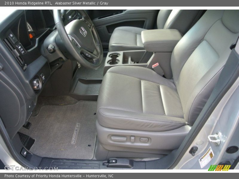 Alabaster Silver Metallic / Gray 2010 Honda Ridgeline RTL